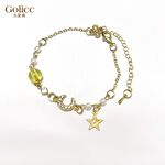 【Gulicc 】古莉可 手鍊 星月鋯石珍珠手鍊, , large