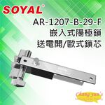 昌運監視器 SOYAL AR-1207B-29-F 送電開 陽極鎖 有歐式鎖芯 (旋鈕+鑰匙孔), , large