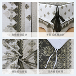 【多利寶寢具】FITNESS 精梳棉雙人加大七件式床罩組-塞納風情-咖, , large