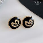 【Gulicc】古莉可 耳環 法式輕奢復古愛心耳釘, , large