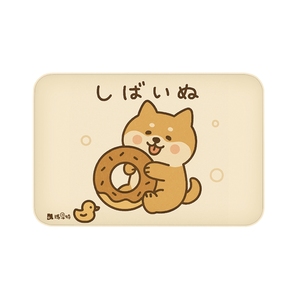 【Monster】 Soft Diatomaceous Earth Absorbent Mat – Cute Dog Series (60x40cm) – Sweet Shiba