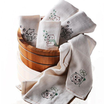 【MORRIES莫利仕】天然原棉無染童趣精繡童巾HP4141 買一送一, , large