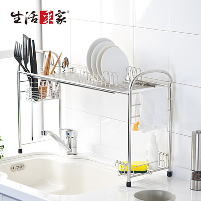 SHCJ經典跨海大橋伸縮瀝水架 臺灣製304不鏽鋼 碗盤瀝水 餐具瀝水收納