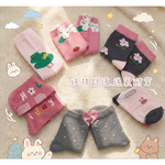 [Kaimei Cotton Industry] 10 pairs of random excellent pure cotton non-slip children's socks, sweet pink style, flower children's socks, cartoon children's socks, cute socks, boys and girls socks, rabbit 17-21cm, , large