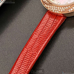 [星晴錶業]ARMANI手錶,26mm,AR00045貝母錶面玫瑰金錶殼紅真皮皮革錶帶款, , large