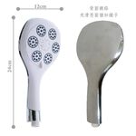 七星級浴用三段可止水spa花灑/蓮蓬頭-│升級飯店水療沐浴按摩配備│享受SPA舒適沖涼感, , large