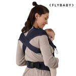 Flybaby 輕便透氣嬰兒揹巾_牛津藍, , large