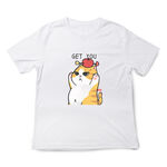 JZ TEE Cat & Shiba Inu - GET YOU Graphic Tee, , large