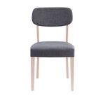 RH北歐簡單風格餐椅, 白橡木色, large