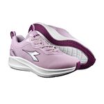 DIADORA迪亞多那 輕量專業慢跑鞋 女運動鞋 女鞋 反光 透氣 吸震 減壓 Q彈 乳膠鞋墊 耐磨 止滑 白粉 粉紫, , large