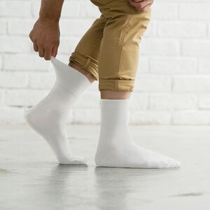 【現貨】Supima抗菌萊卡除臭襪-男寬口短襪 P6880