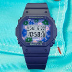 CASIO 卡西歐 BABY-G 花朵方形女錶電子錶 BGD-565RP-2, , large