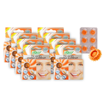 Rolly Brush Smallest toothbrush 8pack Peach, , large