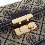 TORY BURCH T Monogram 滿版緹花肩背/斜背二用包(藍色), , large