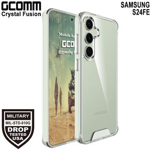 GCOMM 三星 S24FE 晶透軍規防摔殼 Crystal Fusion