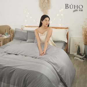 BUHO "Lulu Leisure Room" Taiwan-made 300-weave 100% TENCEL pure Tencel bed sheet and pillowcase 2-piece set - single