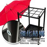 GS MALL 台灣製造 9格鐵管雨傘架 傘桶 置物傘架 收納傘架 傘架 落地傘架 瀝水傘架 收納傘架, , large