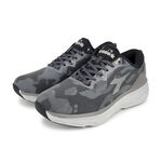 DIADORA迪亞多那 寬楦迷彩避震跑鞋 男鞋 男運動鞋 慢跑鞋 反光 透氣 耐用 編織 吸震 厚底 緩震 止滑 黑 灰, , large