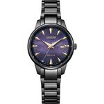CITIZEN 星辰 紫夜星河 光動能高雅女性手錶 EW2595-81X, , large
