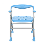 Aluminum alloy armrest backrest bath chair foldable armrests non-slip chair bath chair, , large