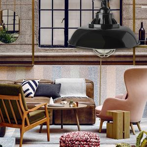 【H&R安室家】 40x32cm船用鑄鐵吊燈 ZA0129