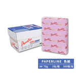 箱購 PAPERLINE A4 70磅彩色影印紙 (A4 x 5包入) (雷射 . 影印 . 傳真 . 噴墨 ), , large