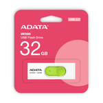 【ADATA 威剛】UV320 32G 白色 USB 3.2 Gen 1 高速 隨身碟, , large