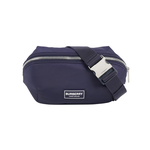BURBERRY Talbot 白色方形標誌尼龍帆布腰包/胸口包(海軍藍), , large