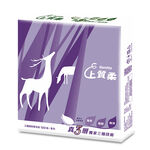 Gentto上質柔三層抽取式衛生紙FSC, , large