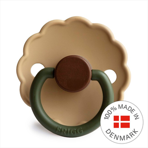 FRIGG Daisy - Round Silicone Pacifier - Acorn - Size 2