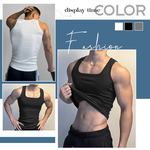 [夢巴黎] 透氣背心 內搭背心 男背心 背心 男內衣 吊嘎 男生背心 運動背心 男性內衣 排汗背心 男生衣服, , large