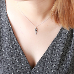 【Angel & Me】Mr. seahorse paternal love s925 sterling silver necklace gift, , large