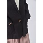 (S) beartwo質感棉質純棉黑色外套二手衣, , large