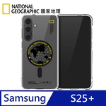 National Geographic 國家地理 Rugged 磁吸防摔保護殼 Magsafe磁吸 適用 Galaxy S25+ 全球印章黃, , large
