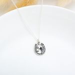 【Angel & Me】幸運 馬 與 馬蹄鐵 horseshoe s925 純銀 項鍊 畢業 情人節 禮物, , large