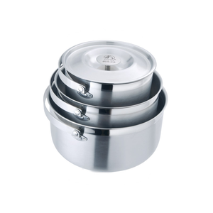 PEARL HORSE 316# Super Thick Portable Cooking Pots – Set of 3 – TA-S-125-SET