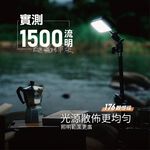 【SANSUI】山水戶外無線野旅照明燈(附遙控器) 【夜幕黑】 無段式調光 露營燈 KA-DO88, , large