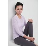 YOGA FLOW Ula Tshirt - 長袖圓領罩衫 - 淡紫 Pale Purple, , large