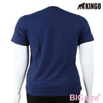 KINGO-大尺碼-女款 圓領T恤-丈青-514114, , large