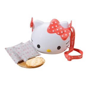 【限量】Hello Kitty雪米餅造型筒點點紅禮盒(粉)