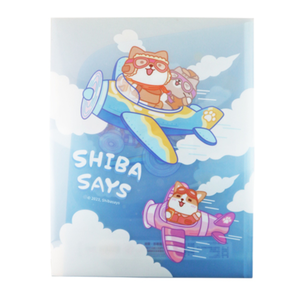 【PENROTE 筆樂】柴語錄A4雙開式資料夾 D飛行