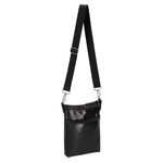 |快速出貨|Lesportsac 3-Zip Crossbody 三層拉鍊斜背包 手機包/ 亮面黑, , large