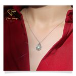 【CF鑽飾】項鍊 莫桑鑽《靈動欲滴》1克拉, , large
