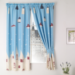 Printed UV-Blocking Blackout Curtain, , large