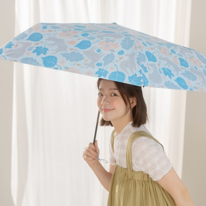 【rento】 碳纖輕量黑膠晴雨傘-奈良小鹿