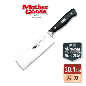 【美國Mother Goose鵝媽媽】德國優質鉬釩鋼 不鏽鋼 片刀30cm