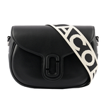 MARC JACOBS THE MESSENGER 翻蓋馬鞍斜背包/黑色, , large