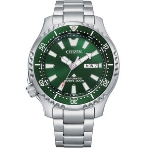 CITIZEN 星辰 PROMASTER 亞洲限定 鋼鐵河豚EX Plus 潛水機械錶 NY0131-81X