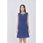 (S) iris girls厚磅無袖藍色洋裝二手衣, , large