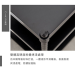 【Y HOUSE】90x45x75cm two-layer hole-free iron plate storage rack rack iron rack - paint white, , large